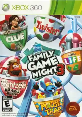 Hasbro Family Game Night 3 (USA) box cover front